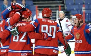 Российские хоккеисты разгромили латышей со счетом 8:2